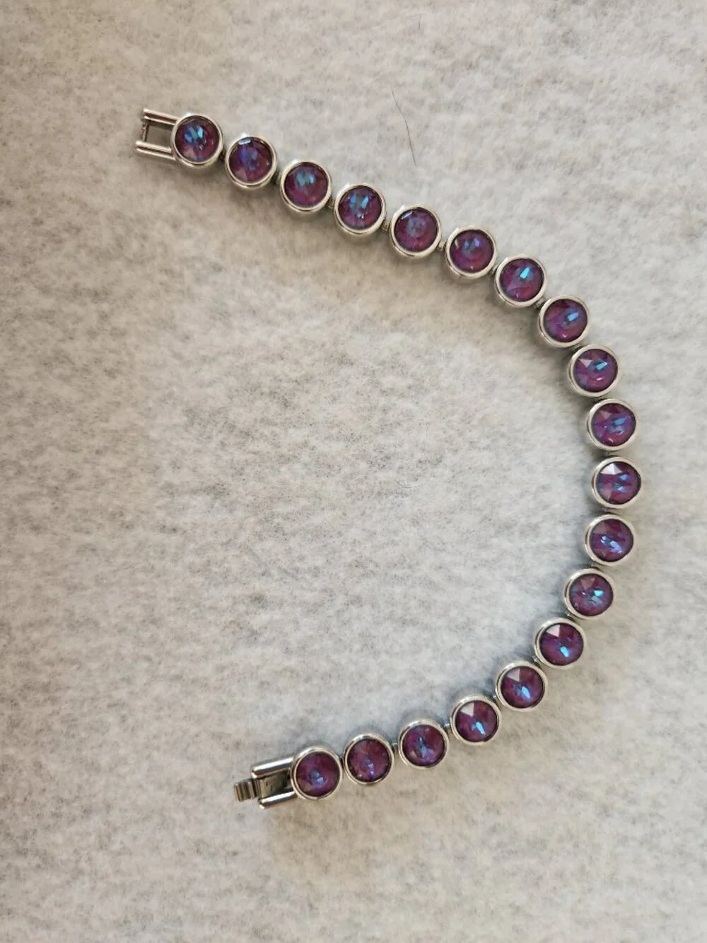 Burgundy Delite Ice Bracelet - Touchstone Crystal